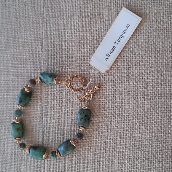 African Turquoise Braclet - Picture 7 of 7